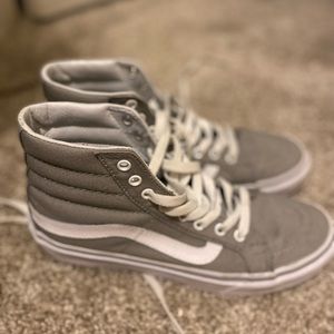 Vans Sk8 Grey High Top Sneakers Women’s 7
